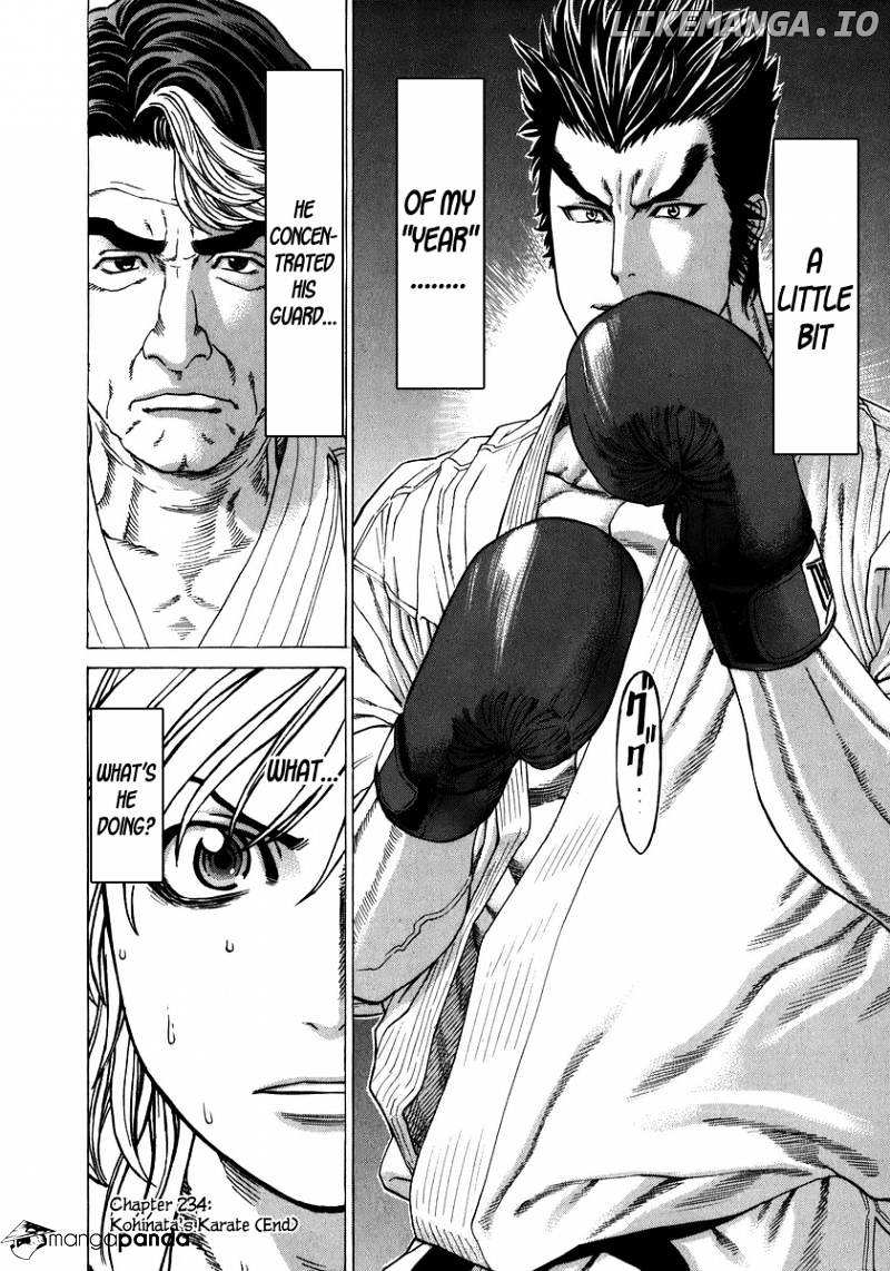 Karate Shoukoushi Kohinata Minoru Chapter 234 - page 18